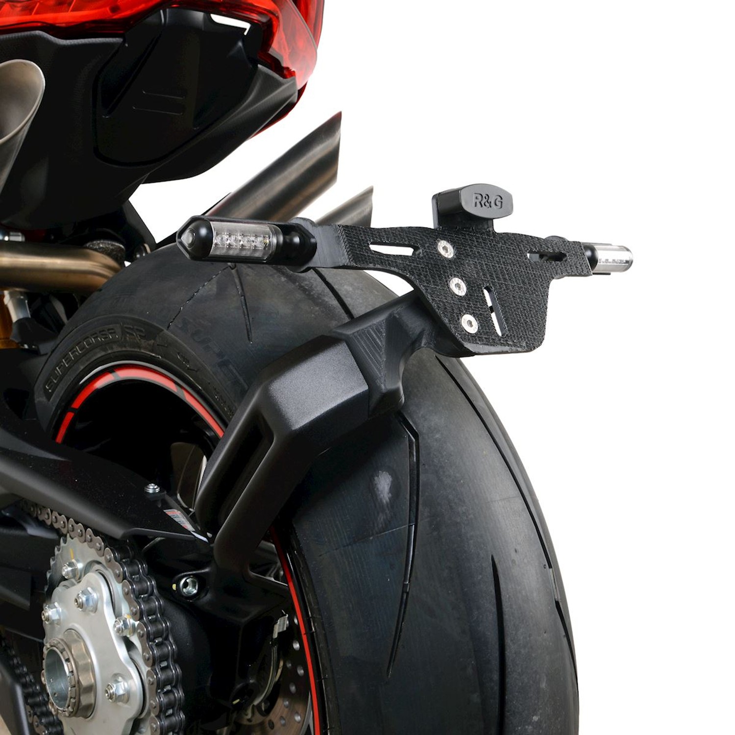 R&G Racing Licence Plate Holder for MV Agusta Brutale 1000RR / Superveloce / Rush 1000 / Turismo Veloce '20-'22 R&G Racing Licence Plate Holder for MV Agusta Brutale 1000RR / Superveloce / Rush 1000 / Turismo Veloce '20-'22